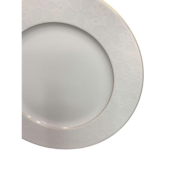 Rosenthal Germany White Velvet Gold Trim 10.5 Inch Dinner Plate - Picture 3 of 6